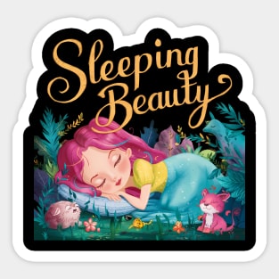 Sleeping Beauty Design Sticker